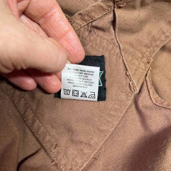Key Size 40 Brown Cotton Overalls Carpenter *30.5" Inseam - Picture 16 of 16
